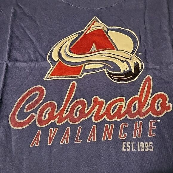 '47 Brand NHL Colorado Avalanche Women's Large T-Shirt - New - Picture 2 of 5
